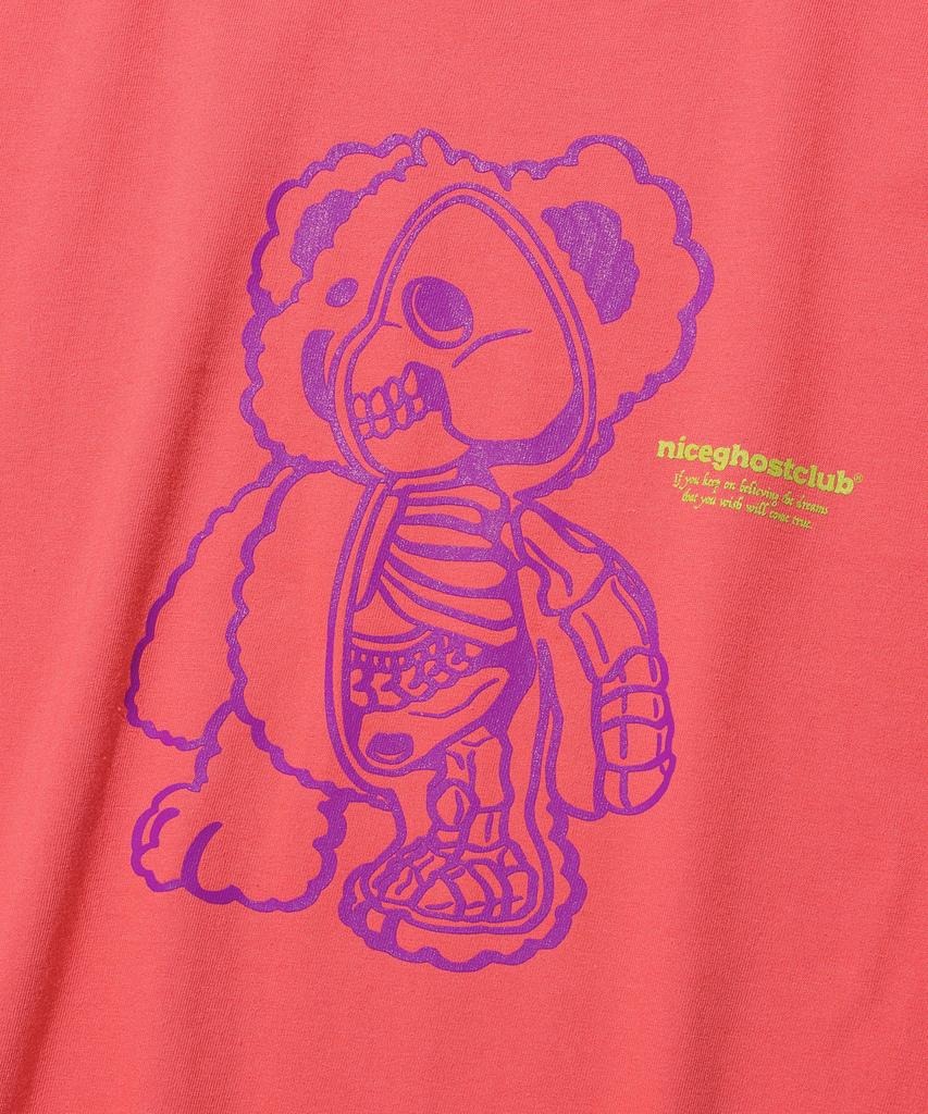 NICEGHOSTCLUB Ngc Фигурка Медведь Футболка_Розовый(Ng2Dmut507A)