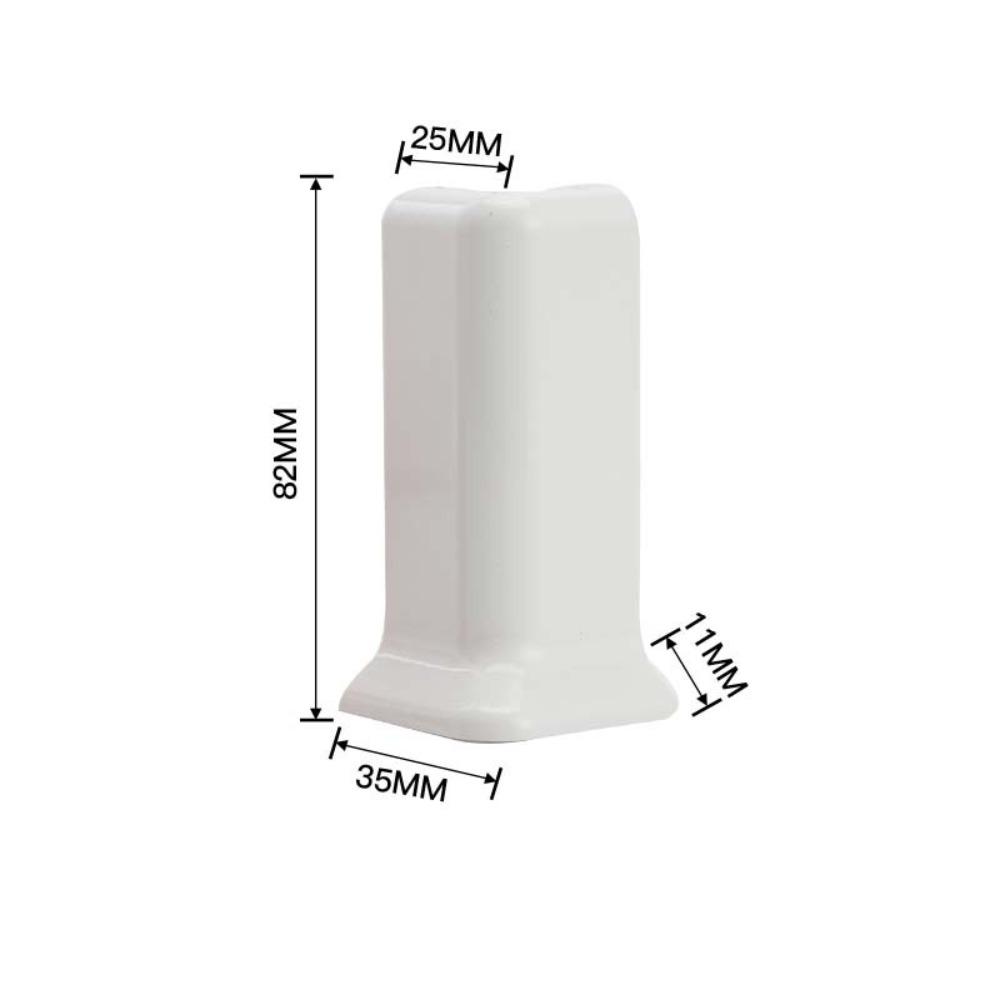 Самоклеящийся настенный плинтус 82 мм высотой, угловой декор для стен