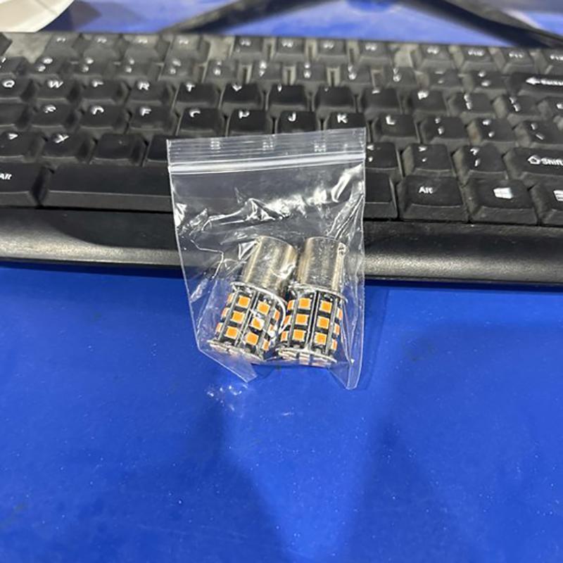 2 шт. 1156 Ba15S 2835 33-Smd желтые светодиодные лампы для указателей поворота автомобиля, стоп-сигналы