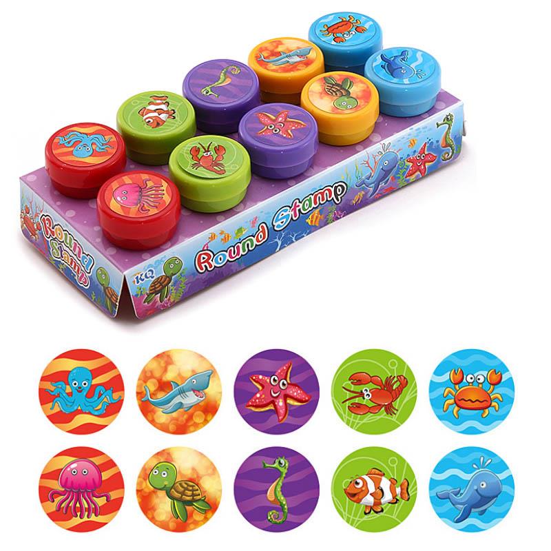 10 шт., самочернила, резиновые штампы, сделай сам, скрапбук, детские штампы, мультяшные резиновые штампы, товары для мероприятий, подарок на день рождения, игрушки, подарок для мальчиков и девочек