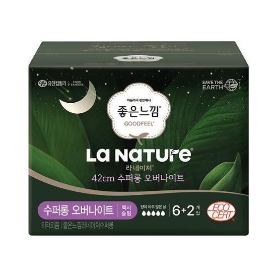 Гигиенические прокладки Good Feeling La Nature, 9 видов, выберите 1 (средний / большой / супер длинный / лайнер / специальный)
