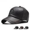 Зимняя бейсболка из искусственной кожи, мужская шапка-ушанка, теплая шапка для папы, кепка дальнобойщика
