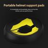 Portable Motorcycle Helmet Display Stand Holder Helmet Support Pads Donut Ring Motorbike Helmet Display Rack Accessories