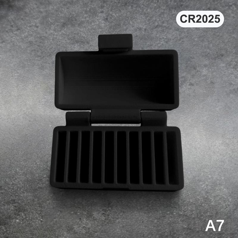 Портативный контейнер для хранения батареек CR2032/CR2026, 10/20 ячеек, защитный держатель, предотвращает потерю батареек, органайзер для мелкой электроники