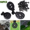 50Pcs Accessory Heavy Duty Lock Grip Round Fabric Fix Clamps Shade Cloth Plastic Clips for Awning