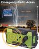 Solar Hand-Cranked Multi-Function Emergency Radio for Outdoor Use