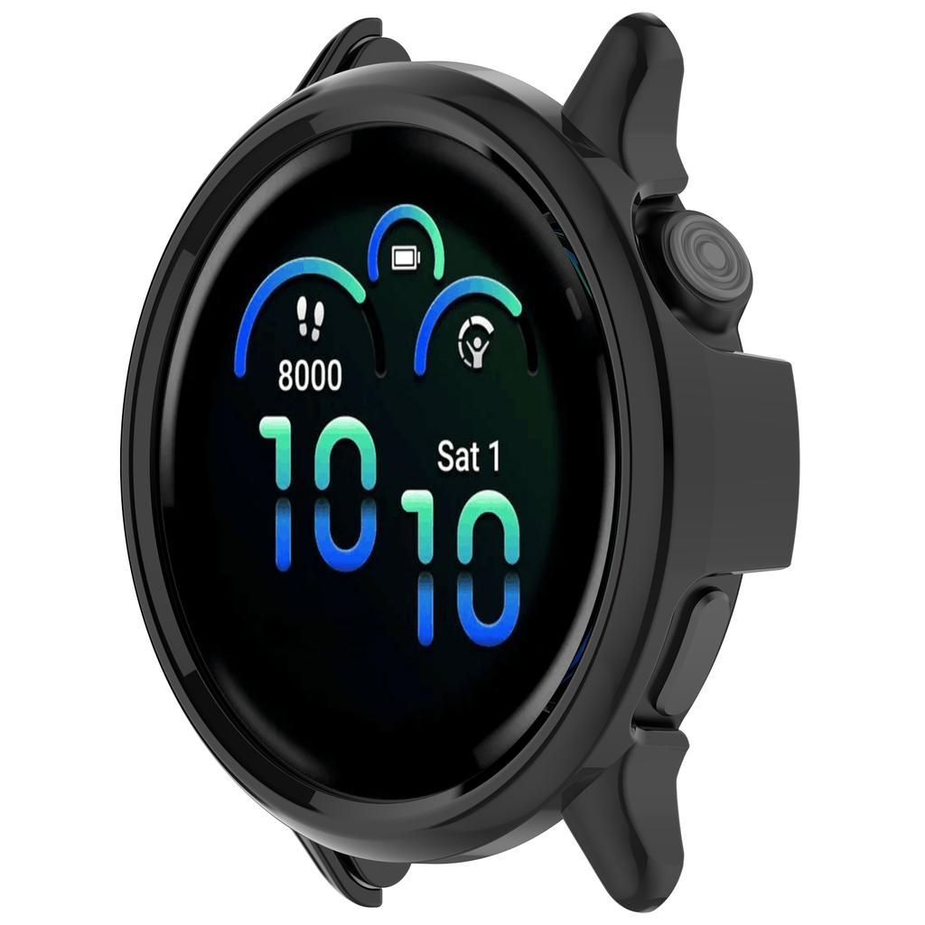 For Garmin Vivoactive 6 Half Coverage Hollow-Out Protective Cover PC Watch Frame Case