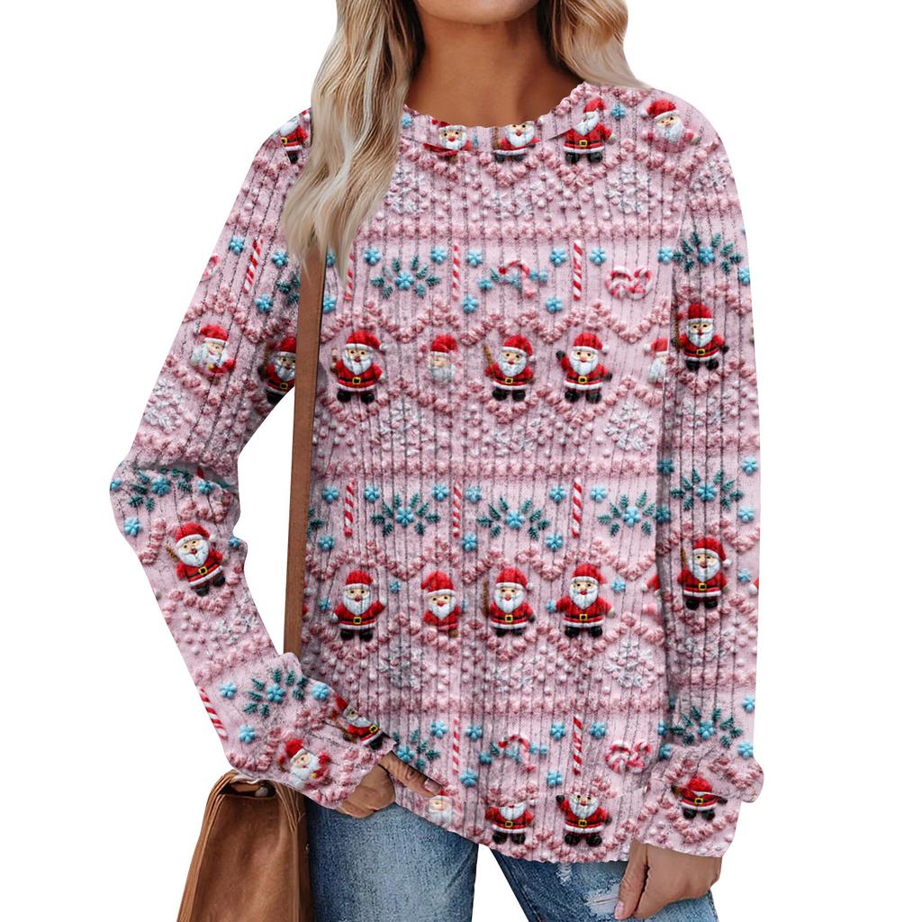 Женский принт Легкий Топ с круглым вырезом из матового хлопка