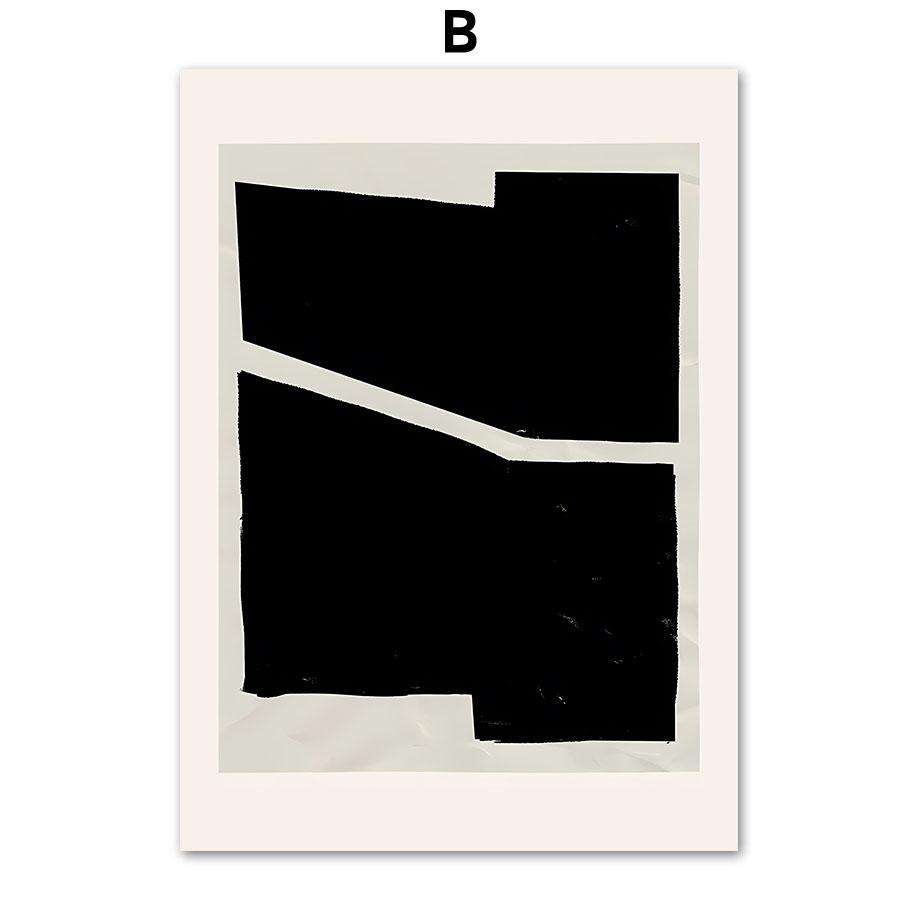 Абстрактная богемная линия, женская ваза с листьями, цветы, плакаты середины века, холст, картина, настенная живопись, печать, картина для гостиной, домашний декор