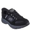 Skechers Мужская кожаная обувь Oak Canyon без шнуровки, свободного кроя