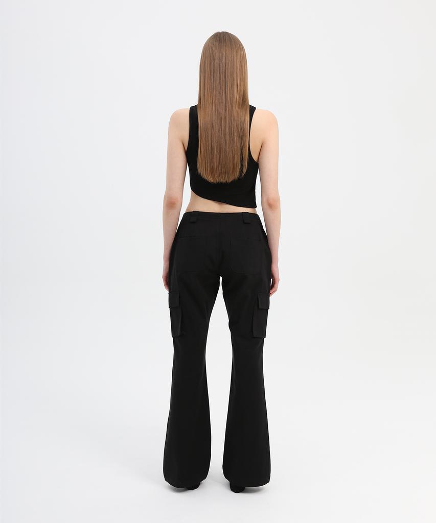 SLLOW GARMENTS Брюки-карго с разрезами
