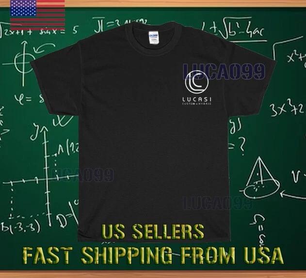 NEW SHIRT LUCASI CUSTOM HYBRID POOL CUES RACING LOGO T shirt FUNNY SIZE S-5XL