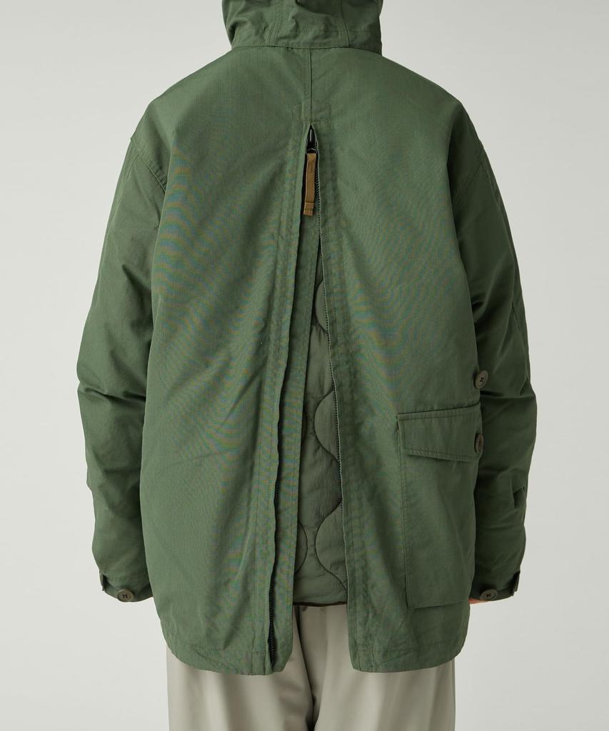 Snow Peak TAKIBI Ripstop Adjustable Jacket Outerwear Jacket for Men and Size S JK-25AU015 Women, Olive,