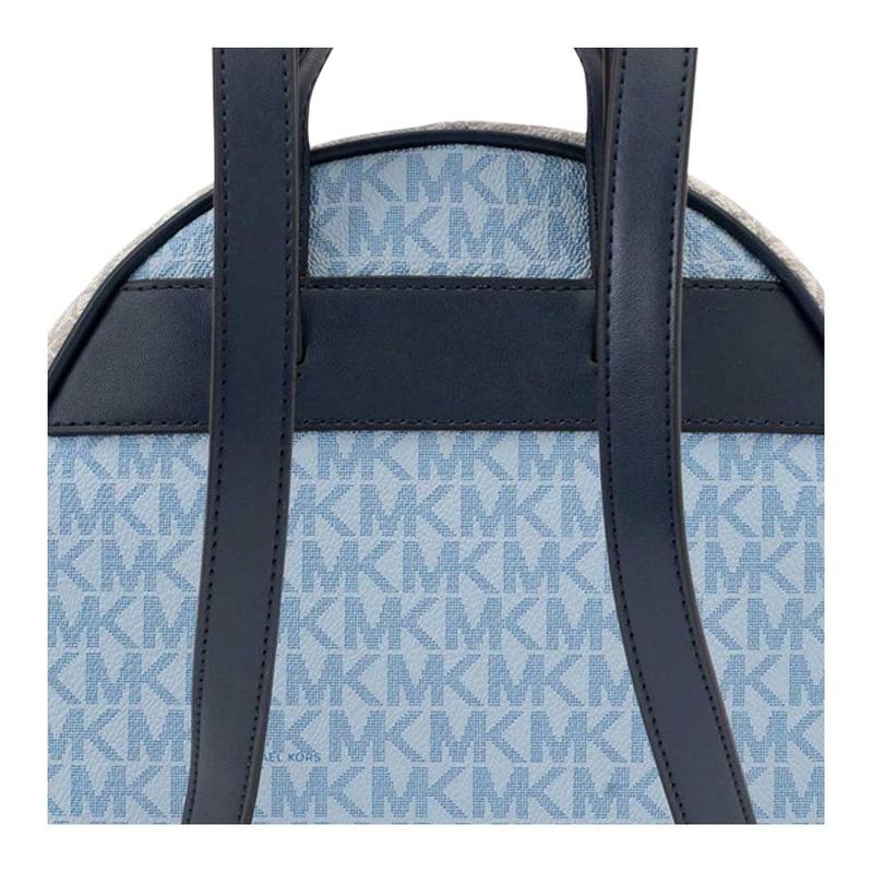 Michael Kors Rhea классический старый цветочный дизайн color block искусственная кожа рюкзак средний размер женский легкий океанский мульти-цвет