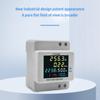 Digital Single Phase Energy Meter Household Electricity Usage Monitor AC40V 300V 100A Power Voltmeter Ammeter Voltage