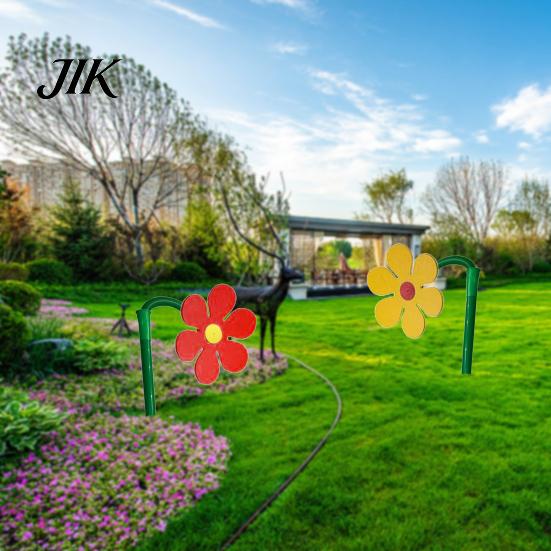 High-Quality Outdoor Sprinkler Dancing Flower Water Crazy with Spike 360-Degree Rotating Fun Yard Watering Device Lawn for Garden Irrigation Kids Pets