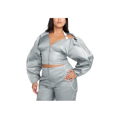 X Jacquemus Collaboration Пот-Влагоотводящая Водонепроницаемая Удобная Повседневная Спортивная Куртка Женская Куртка Частица-Серый Белый FV5690-073