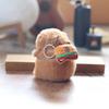 Capybara Plush Keychain Collectible Toy Short Fur Gift For Kids Teens Bag Charm