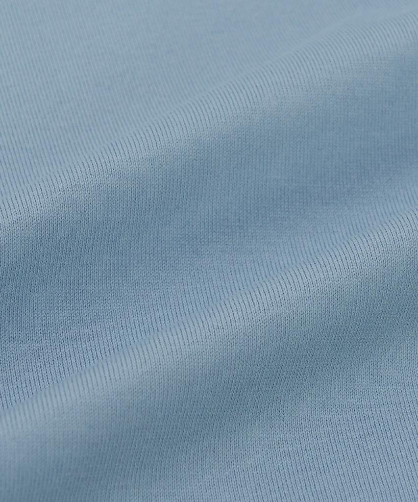Emelbi Classic Monogram Большая Роскошная Укороченная Футболка с Коротким Рукавом La (L.Небесно-голубой)