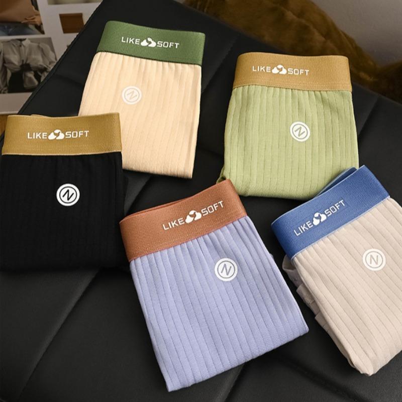 Мужские трусы-боксеры с эластичным поясом и дышащими трусиками