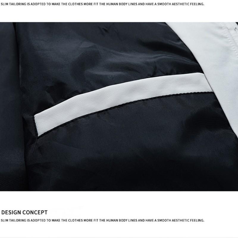 Мужская водонепроницаемая куртка нового стиля Ruffian Beautiful Collocation Color Tide Brand Tooling Storm Jacket Весенне-осенняя свободная удобная мужская одежда с капюшоном