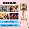 Portable Magic Mirror Photo Booth, 15.6-inch Touchscreen SLR Camera Photo Booth, shipped from the EU with flight case, suitable