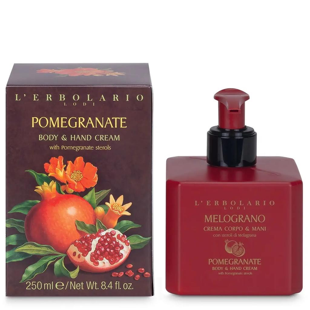 Hand and Body Cream Scented Pomegranate L'ERBOLARIO 250 Ml