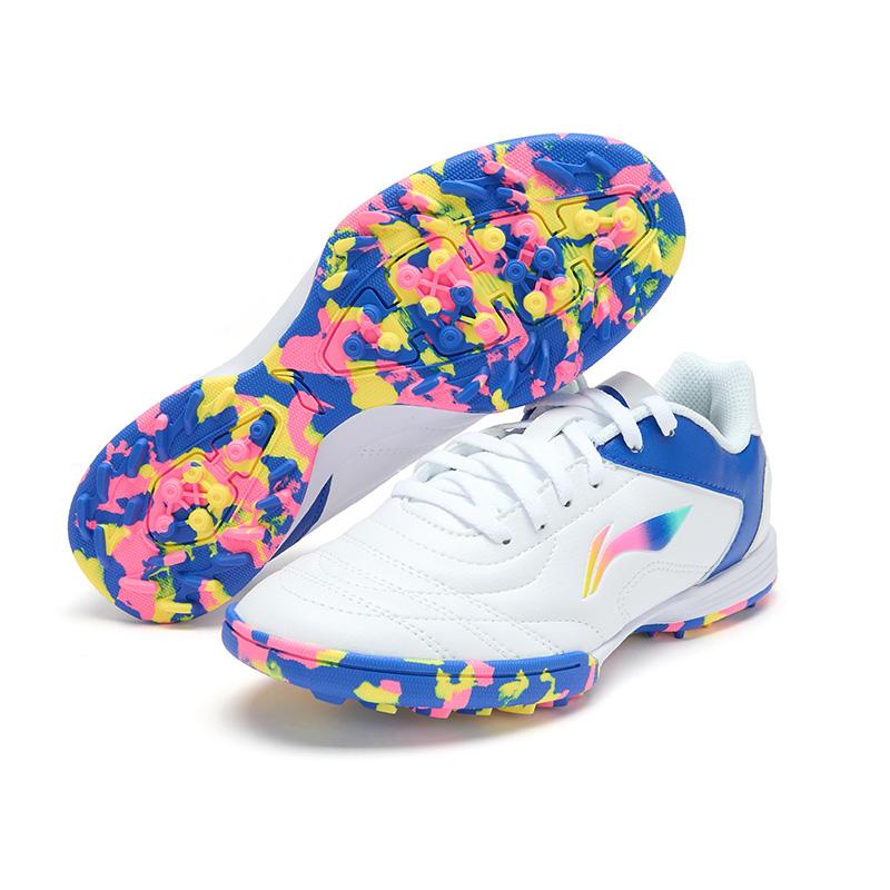 Футбольные бутсы Li Ning Унисекс Низкие Синий/Желтый/Розовый YSTU057-4