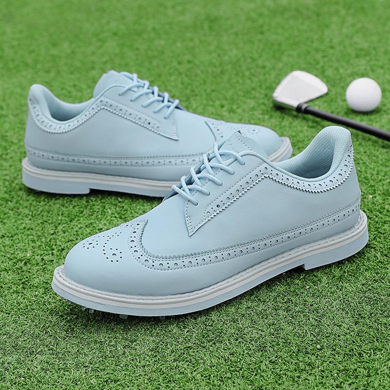 2025 новые профессиональные туфли для гольфа высокое качество мужские повседневные туфли низкий верх деловые кожаные туфли британские трендовые туфли