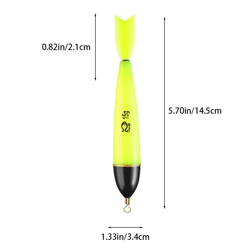 1-5pcs Fishing Floats Luminous Fishing Accessories Fishing Night Float Night Fishing Light Up Bobbers for Sea Ocean Rock Fishing