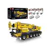 MOULD KING 17047 Technical Truck Building Block The APP Control Mobile Crane Model Enginerring Brick Toys Kids Christmas Gift