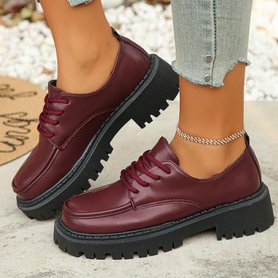 Женская модная обувь на толстой подошве, увеличивающая рост, не утомляющая ноги, с поддержкой свода стопы, удобная, мягкая, амортизирующая, нескользящая, повседневная спортивная кожаная обувь Lefebvre