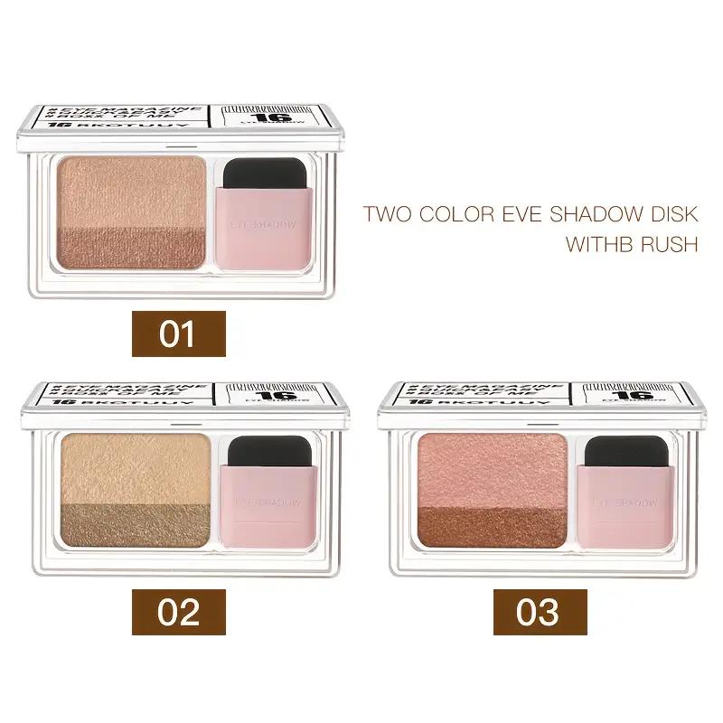 Палетка теней для век Хамелеон Градиент с шиммером, глиттером и осветляющими пигментами