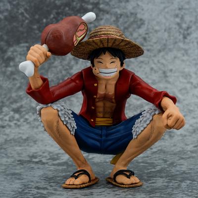 15-сантиметровые фигурки персонажей аниме One Piece: Соломенная шляпа, Монки Д. Луффи, фигурка из ПВХ, коллекционная игрушка, подарок.