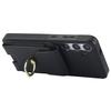 For Samsung Galaxy S24+ Case Drop-proof PU Leather+TPU Kickstand Smart Phone Cover