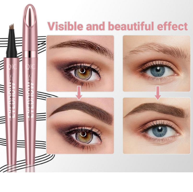 Женская четырехголовая краска для бровей Косметика Натуральная стойкая краска Татуировка бровей Женская Водостойкая краска для бровей