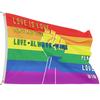 90x150cm Tear-resistant Rainbow Flag Digital Printing Great Large Size LGBT Banner