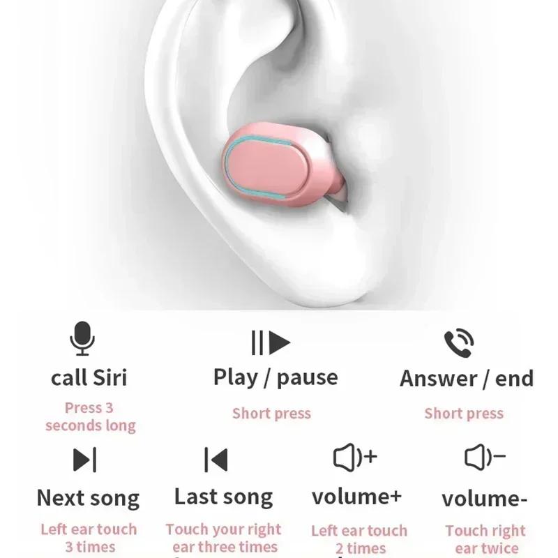 Xiaomi E7S TWS Earphone Bluetooth Headphones with Mic 9D Stereo Hifi Earbuds Wireless Headse