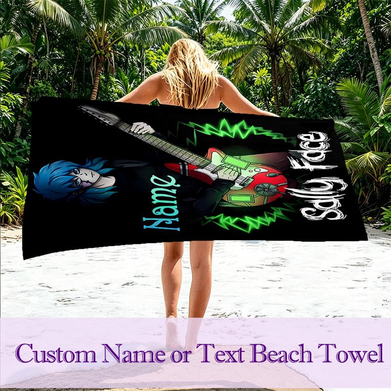 Sally Face (8) Beach Towel, Lightweight Beach Towel, Tropical Style, Ideal Holiday Gift For Family