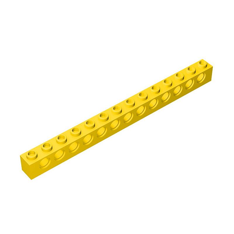Нетоксичные 10 шт. 3 Строительных блока Технические детали Moc 1x14 с 13 отверстиями Перфорированные кирпичи Собираемые части Длинный балочный конструктор