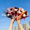 Lovely Graduation Bear Bouquet Cartoon Doctoral Bear Toy Bear Plush Bouquet Valentine'S Day