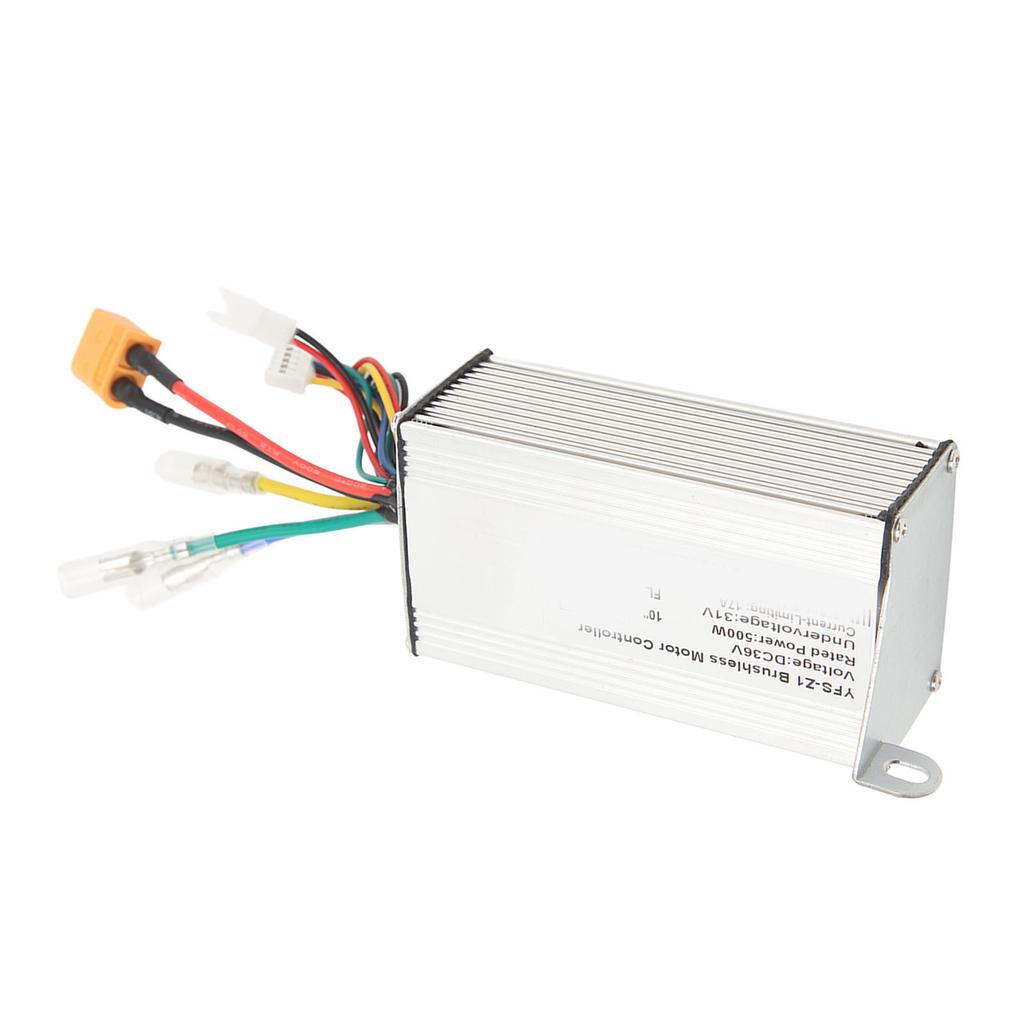 Контроллер для электрического велосипеда 36 В 500 Вт, хорошее рассеивание тепла, чувствительное управление, безопасный 10-дюймовый электрический