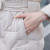 Women's Winter Long Wadded Jacket Female Plus Size Solid Color Hooded Cotton-padded Clothes Casual Loose Warm Down-filled Coats