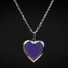 Mood Necklaces Heart Pendant Necklace Temperature Control Color Change Necklace