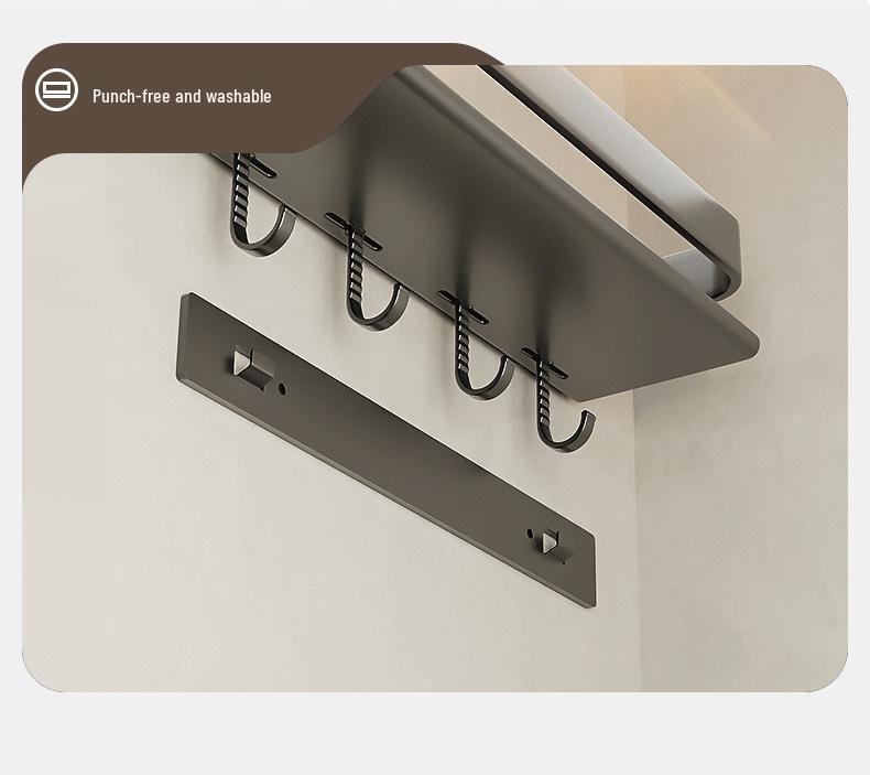 Настенная полка для специй Gao Wenhai без сверления - Кухонные полки для хранения