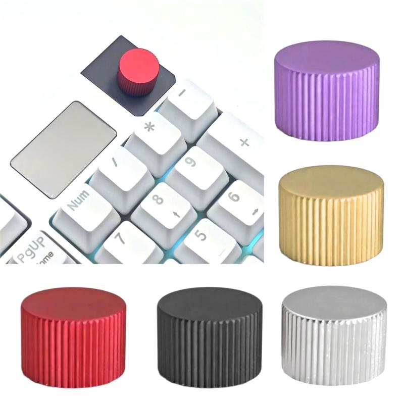 Металлическая поворотная ручка для D-образного вала, полувала, механических клавиатур, эргономичная алюминиевая конструкция, тактильная регулировка