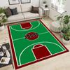 Детский ковер с рисунком футбольного поля, Креативный ковер с узором футбольного поля, Нескользящий коврик для пола в гостиную, Подходит для игровой комнаты
