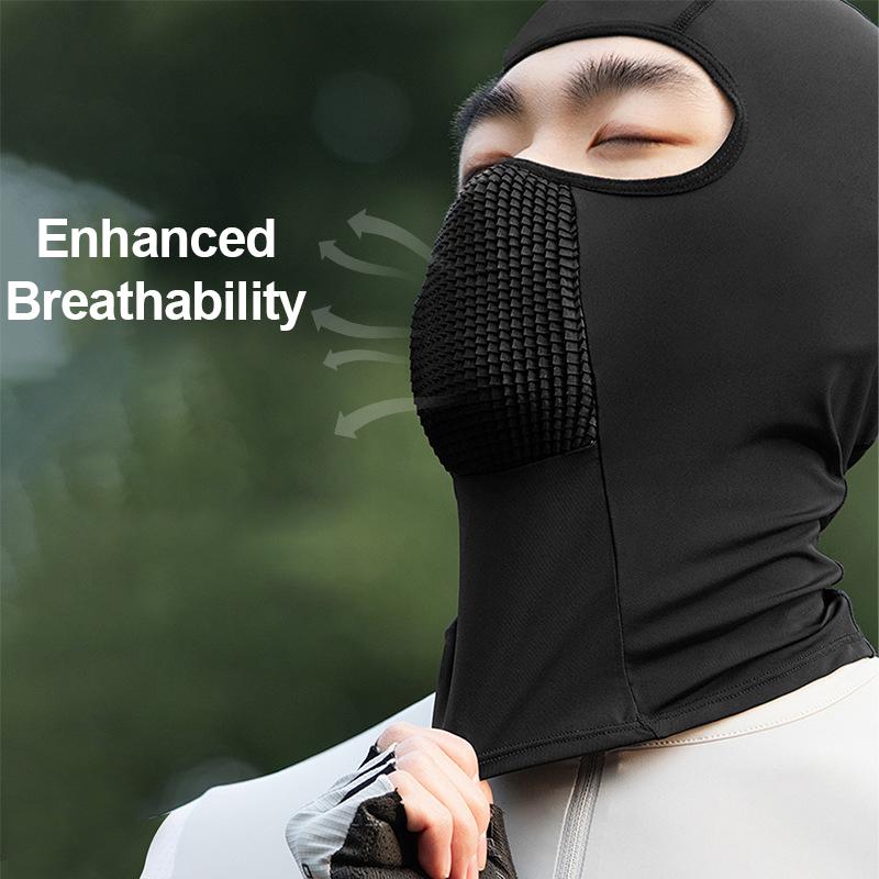 Motorcycle Balaclava Cycling Breathable Outdoor Helmet Liner Summer Sun Protection Cooling Full Face Neck Gaiter Quick Dry Sport