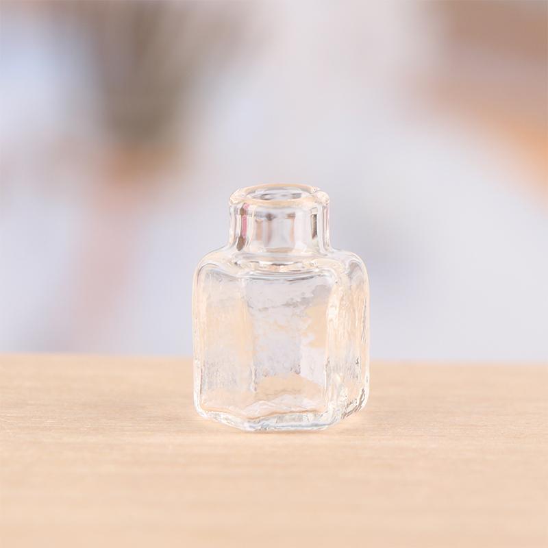 1Pc Doll House Mini Decoration Cute Glass Bottle European Vintage Pot