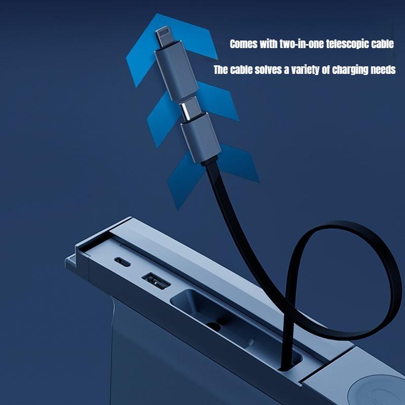 Применимо к новому Model 3/Y Tesla, расширительная док-станция для центральной консоли, с выдвижным кабелем, адаптер-удлинитель для беспроводной зарядки